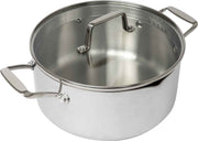 Frigidaire 12-Piece Tri-Ply Stainless Steel Cookware Set