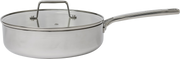 Frigidaire 3 QT Tri-Ply Stainless Steel Saute Pan with Glass Lid