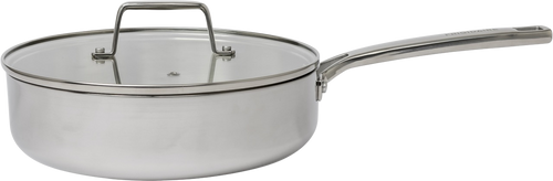 Frigidaire 3 QT Tri-Ply Stainless Steel Saute Pan with Glass Lid