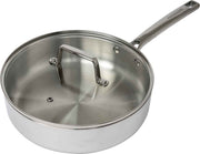 Frigidaire 12-Piece Tri-Ply Stainless Steel Cookware Set