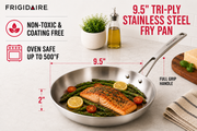 Frigidaire 9.5 IN Tri-Ply Stainless Steel Fry Pan